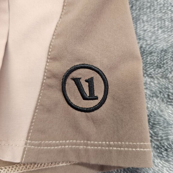 Vuori Men's Athletic Shorts in Cream and Brown - Picture 11 of 11